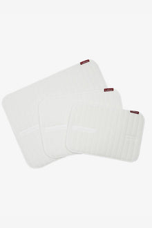  LeMieux Memory Foam Bandage Pads (Pair) White