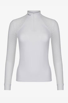  LeMieux Olivia Long Sleeve Show Shirt White