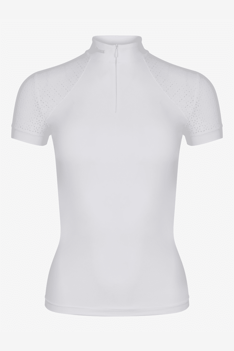 LeMieux Olivia Short Sleeve Show Shirt White