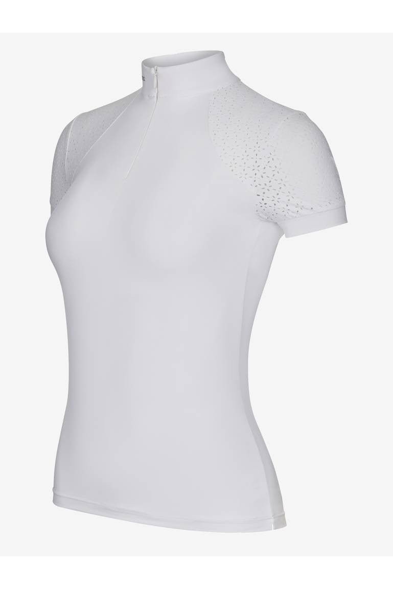 LeMieux Olivia Short Sleeve Show Shirt White
