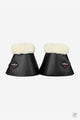 LeMieux Fleece WrapRound Over Reach Boots Black/Natural