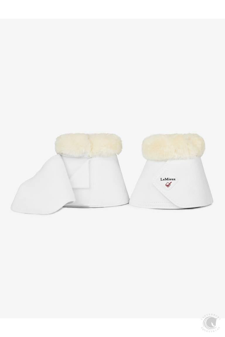 LeMieux Fleece WrapRound Over Reach Boots White