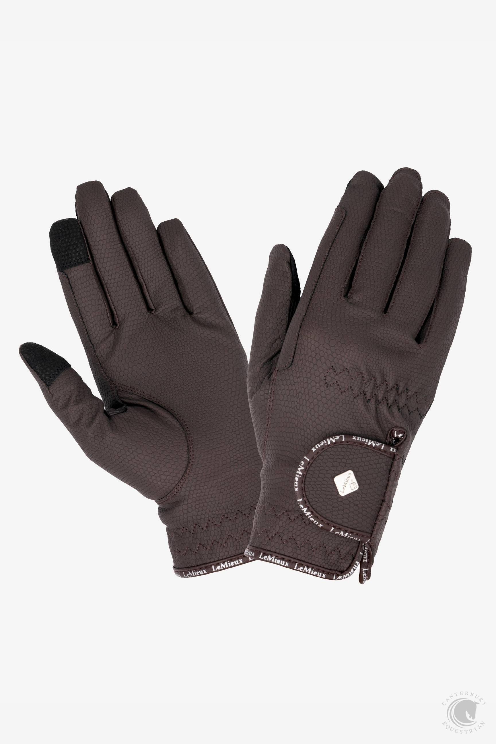 Classic Leather Riding Gloves Brown