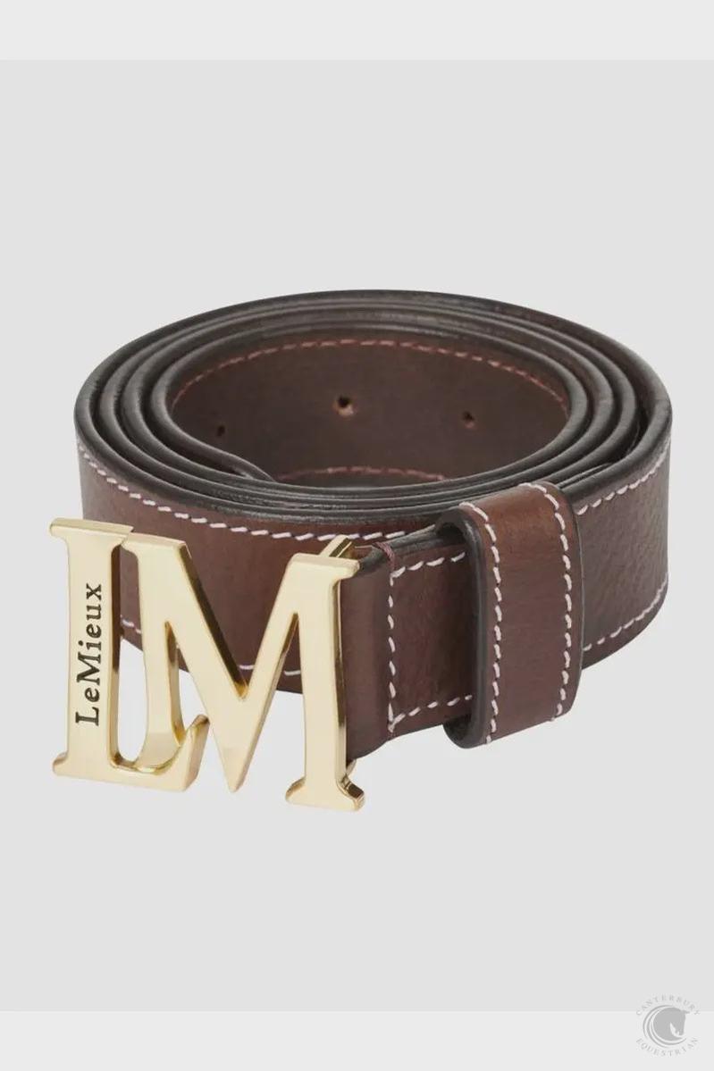 LeMieux Monogram Belt Brown