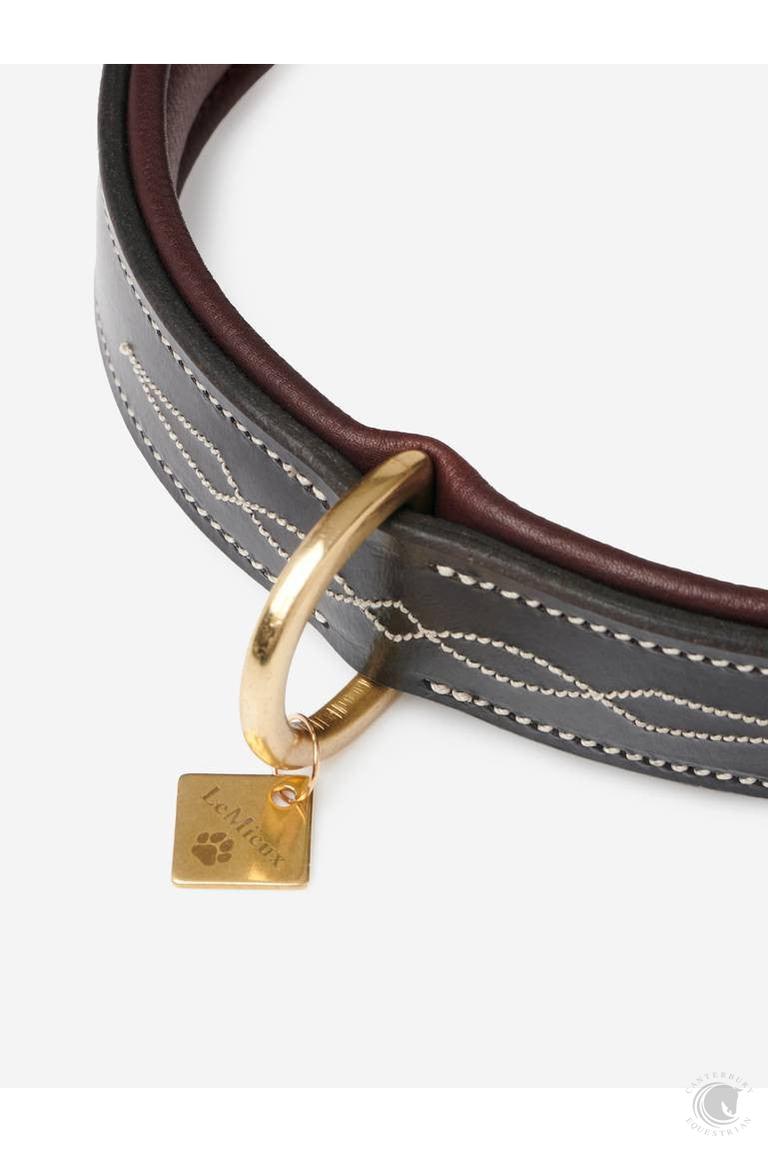 LeMieux Dog Collar Windsor Chocolate/Brown