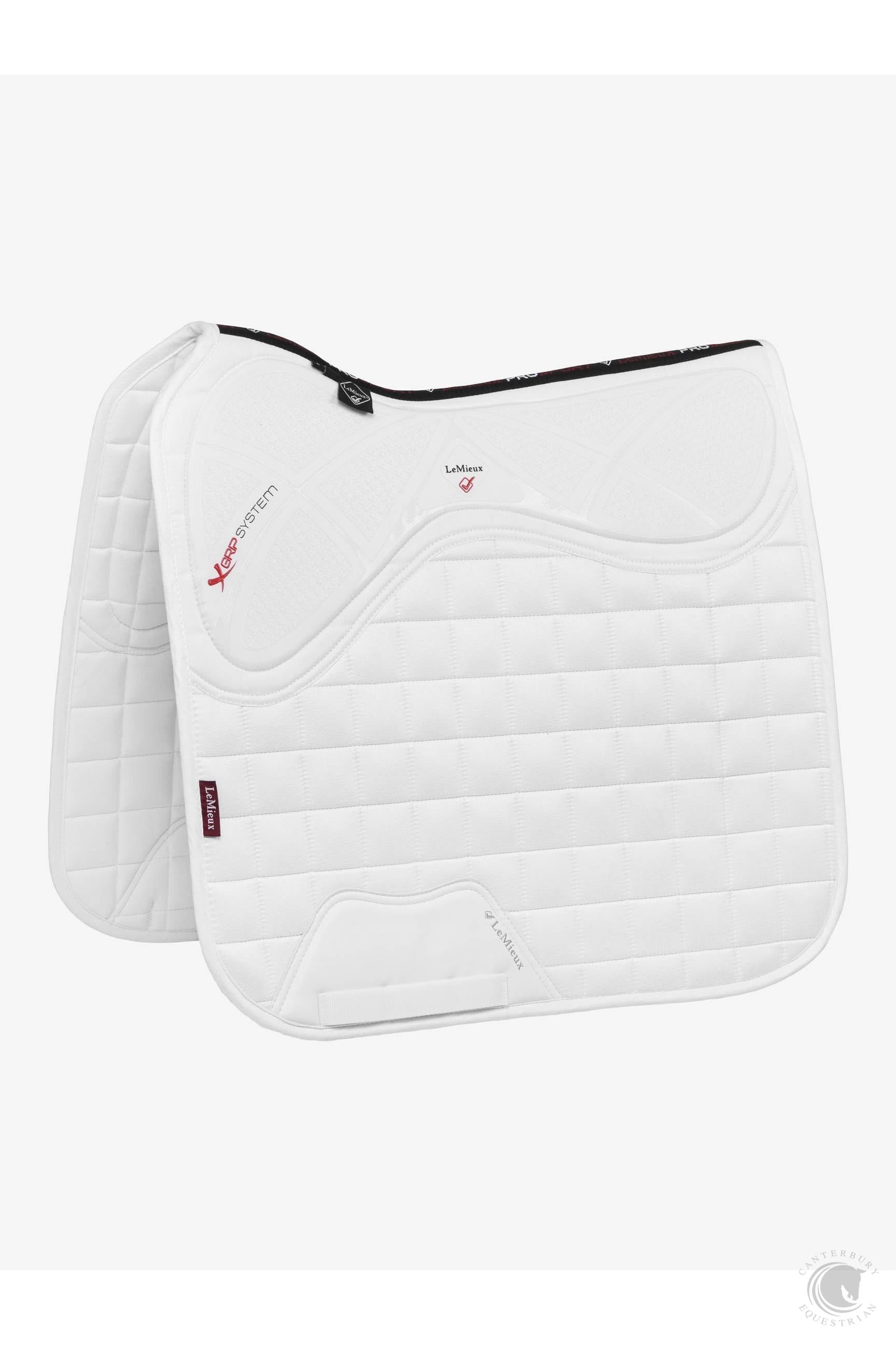 LeMieux X-Grip Silicone Dressage Square White