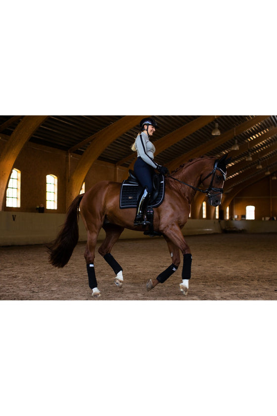 Equestrian Stockholm Dressage Saddle Pad Sportive Luminous Black