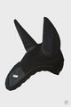 Equestrian Stockholm Padded Ear Bonnet Black Silver