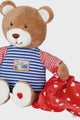 TEDDY BEAR WITH BLANKIE MUSICAL TOY