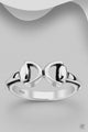 ELITE EQUESTRIAN STERLING SILVER SNAFFLE BIT RING