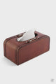 Premium Genuine Leather Bit Tissue Box