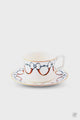 Wellington Bit Pattern Bone China Cup and Saucer