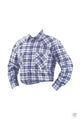 Bullhide Western Shirt - Blue Checkered