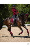 Equestrian Stockholm Dressage Saddle Pad Sportive Dark Bordeaux