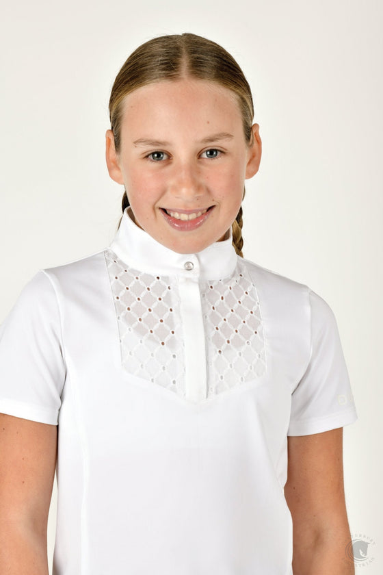 Dublin Jade Childs Competition Top - White