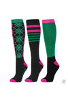 Dublin Socks 3 Pack - Multiple Colours!