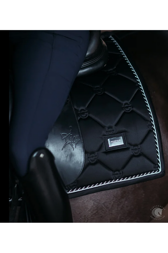 Equestrian Stockholm Dressage Saddle Pad - Black Edition