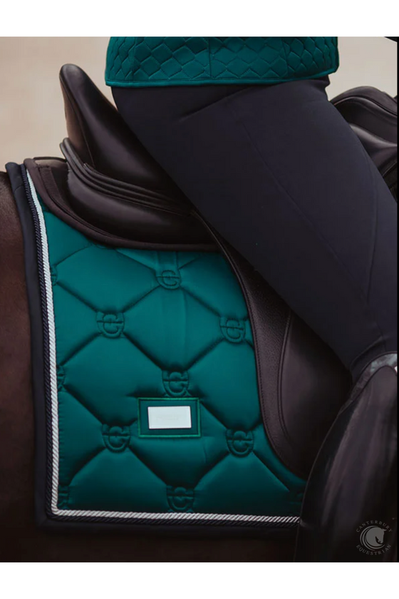 Equestrian Stockholm Dressage Pad Emerald Green