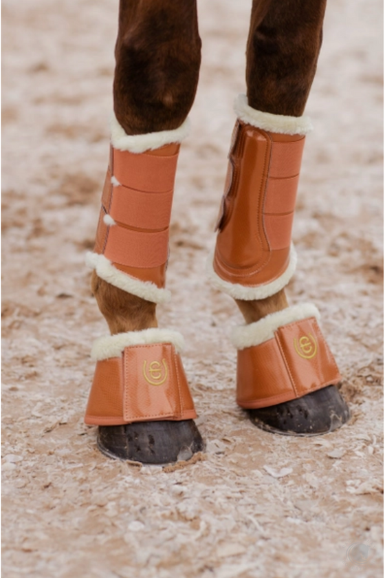 Equestrian Stockholm Brushing Boots Bronze Gold
