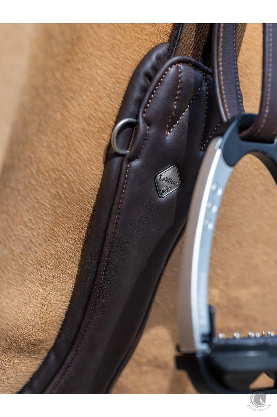 LeMieux Gel-Tek Anatomic Jumping Girth Brown