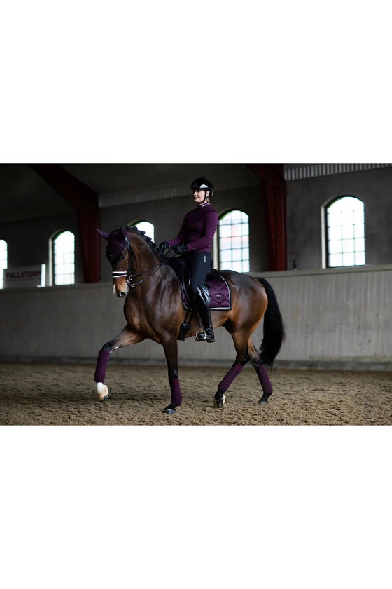 Equestrian Stockholm Black Raven Dressage Saddle Pad Full Size