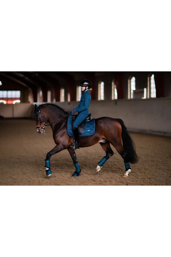 Equestrian Stockholm Blue Meadow Cob Dressage Saddle Pad