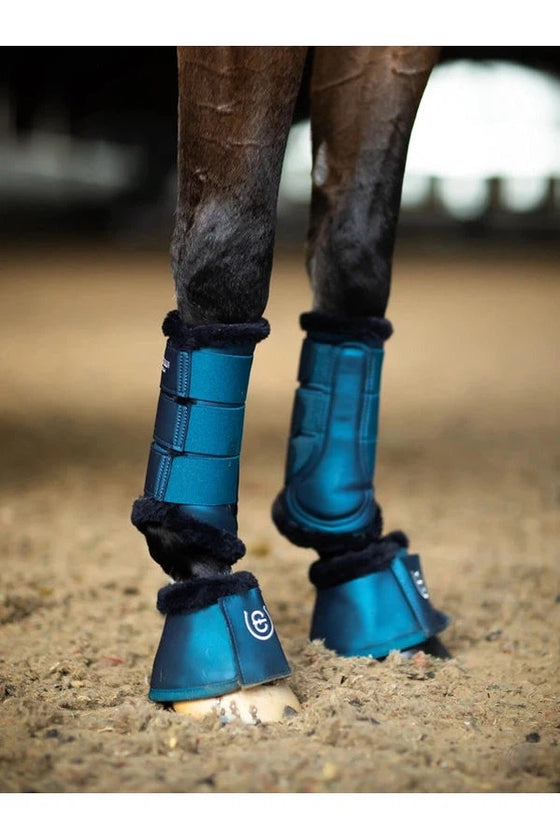 Equestrian Stockholm Brushing Boots Blue Meadow