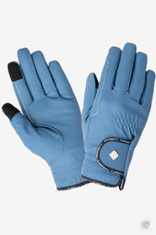  LeMieux Ice Blue Gloves Junior