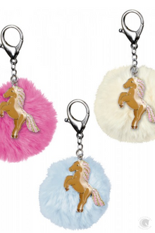  Fluffy horse key chains