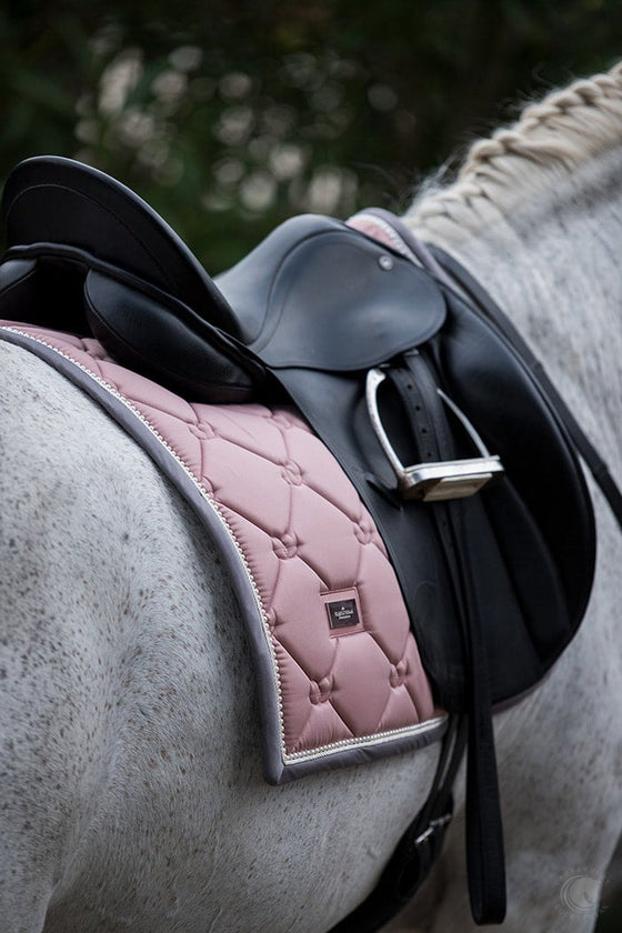 Equestrian Stockholm Dressage Saddle Pad Pink Pearls