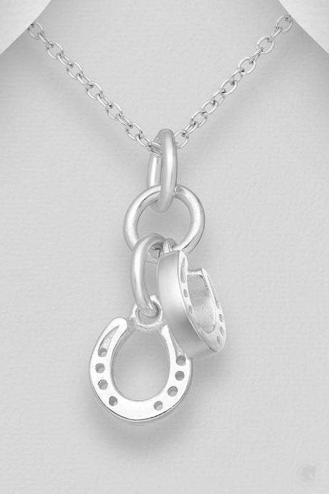 Elite Equestrian - Double Stirrup Pendent (Only)