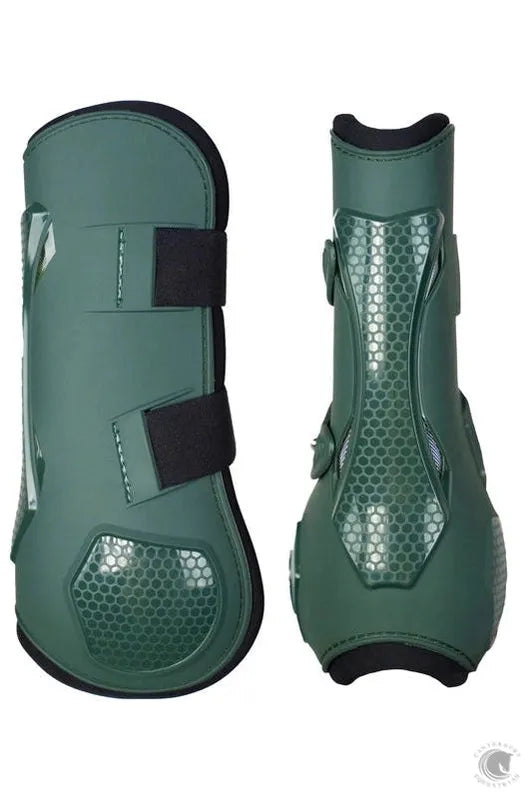 Equestrian Stockholm Anatomic Sycamore Green Open Front Boots Canterbury Equestrian
