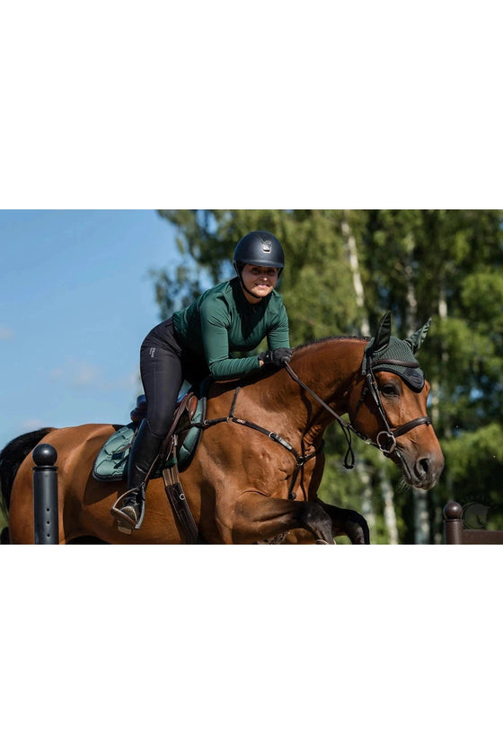 EQUESTRIAN STOCKHOLM SYCAMORE GREEN JUMP SADDLE PAD FULL