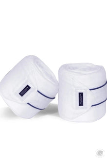  Equestrian Stockholm Bandages White Blue Meadow